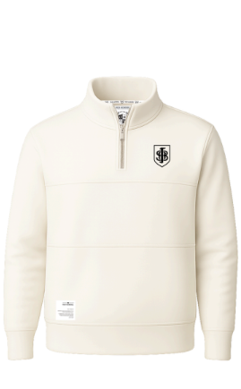 'Old School' Quarter Zip Jersey
